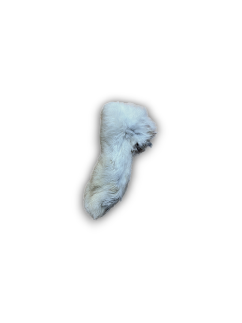 Hairy Rabbit Feet 1pc