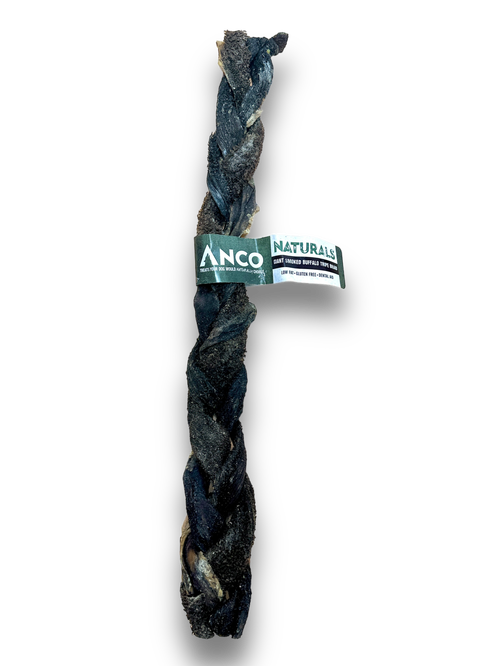 Anco Naturals Giant Smoked Buffalo Tripe Braid