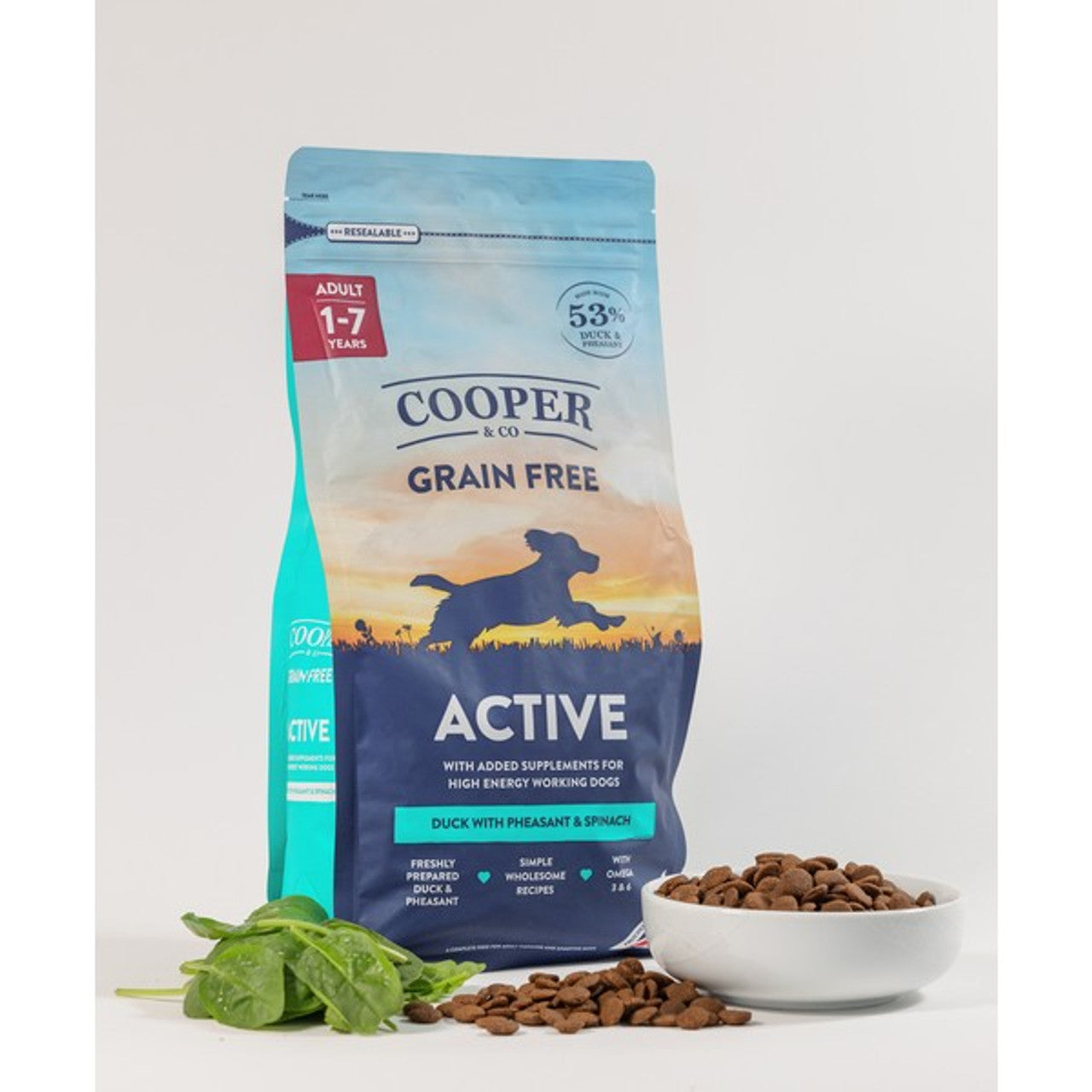 Cooper & Co Active Duck with Pheasant and Spinach 1.5kg