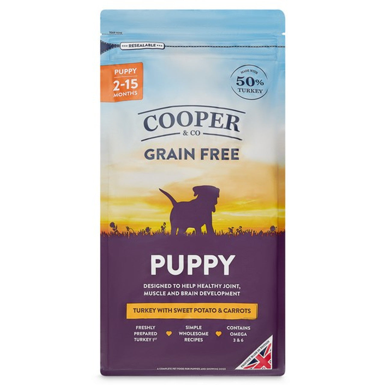 Cooper & Co Puppy Turkey with Sweet Potato and Carrots 10kg