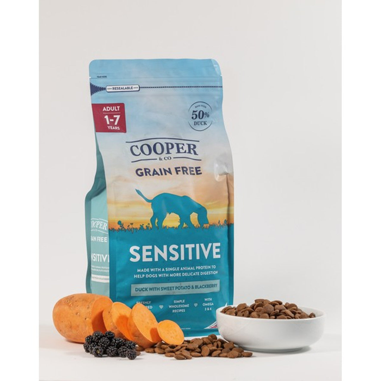 Cooper & Co Sensitive Duck with Sweet Potato and Blackberry 1.5kg