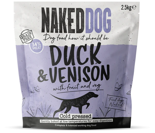 Naked Dog Cold pressed Duck & Venison (2.5kg)