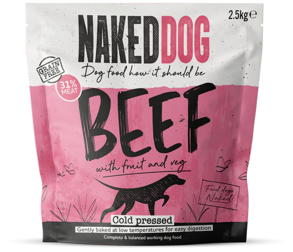 Naked Dog Cold pressed Beef (2.5kg)