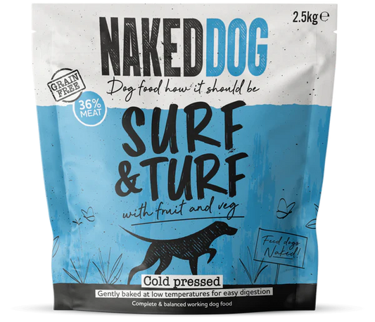 Naked Dog Cold pressed Surf & Turf (2.5kg)