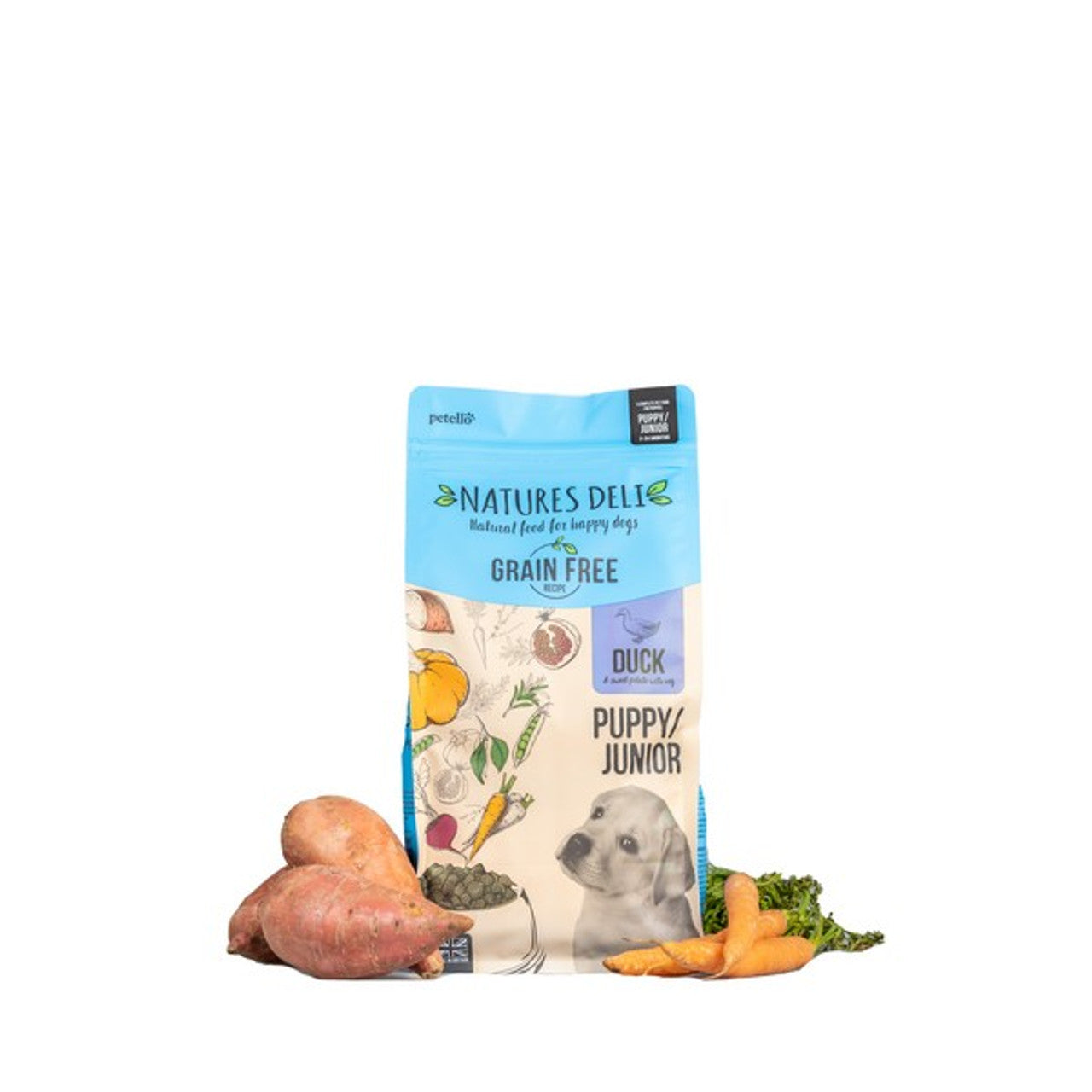 Natures Deli Puppy / Junior GF Duck and Sweet Potato 2kg